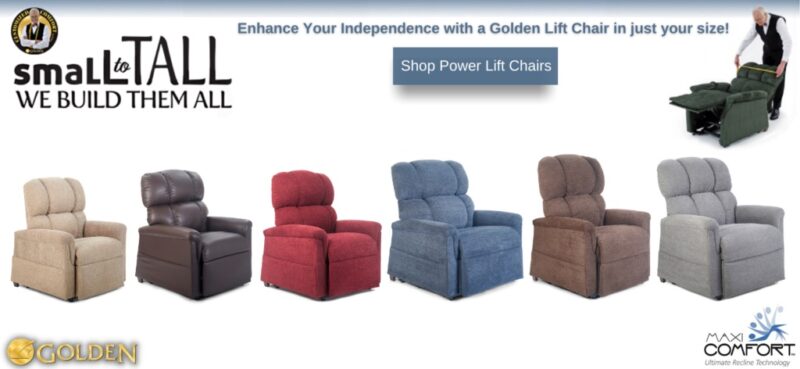 Burbank Electropedic golden maxicomfort liftchair