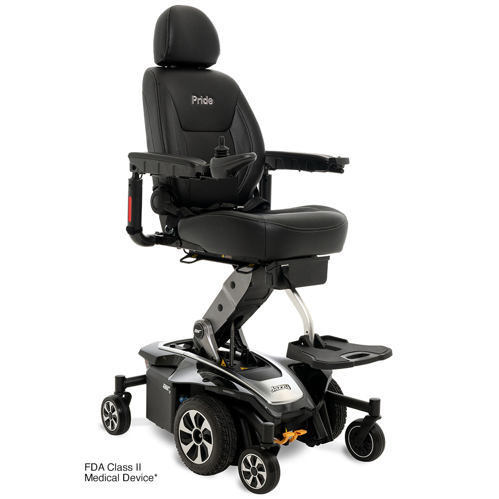 Burbank Electropedic Jazzy Air 2 elevating wheelchair