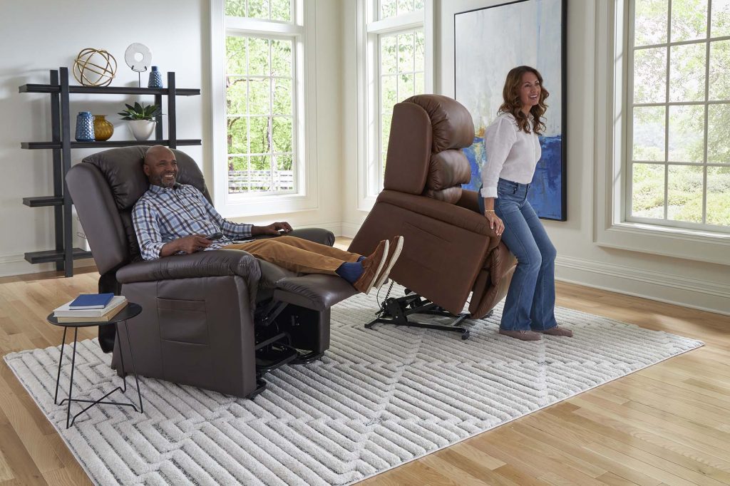 Burbank Electropedic Golden Relaxer PR766 in Los Angeles Store dealer showroom