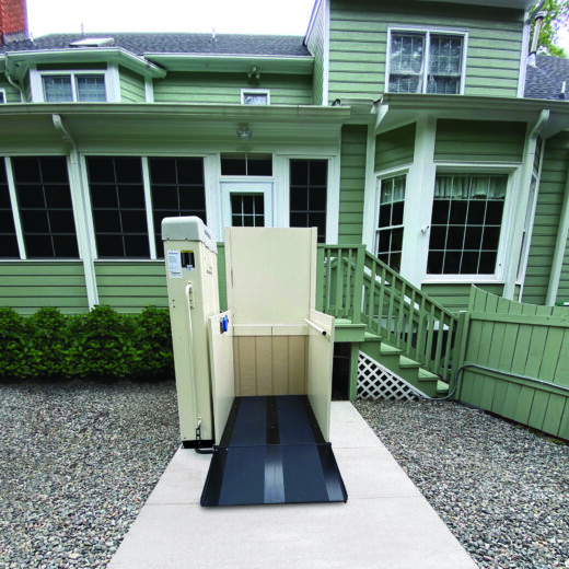 Burbank Electropedic Vertical Platform Wheelchair Elevator