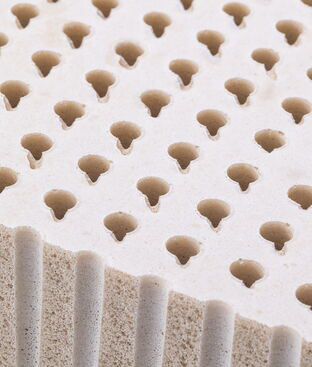 Los Angeles Latexpedic natural organic latex matttresses are quilted on both sides