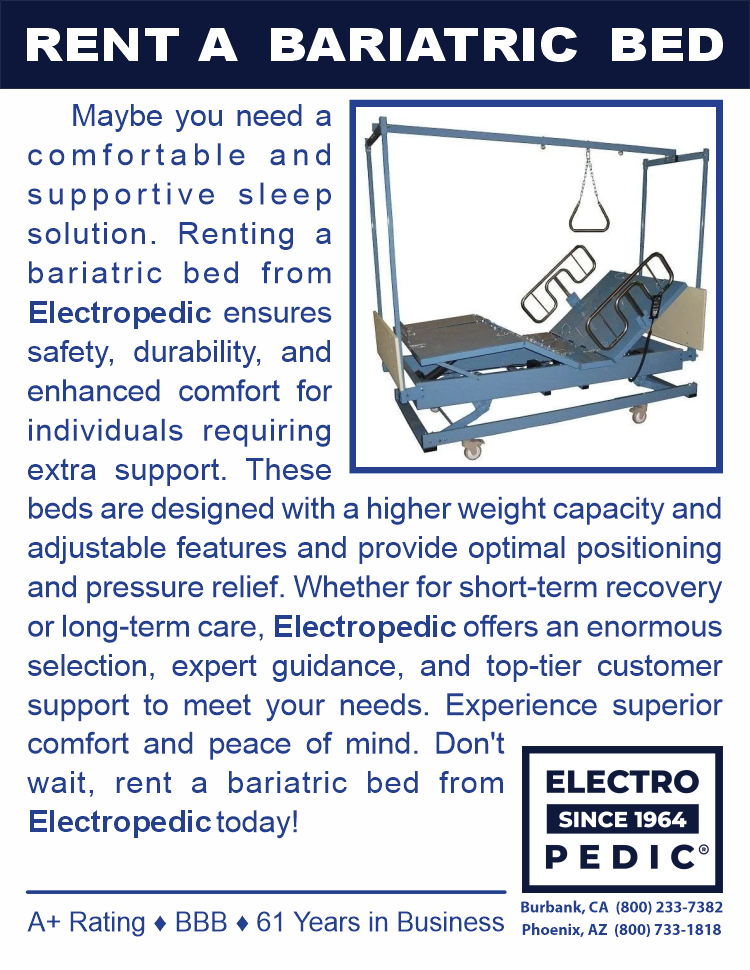 Burbank rent heavy duty adjustable bed bariatric mattress for obesity