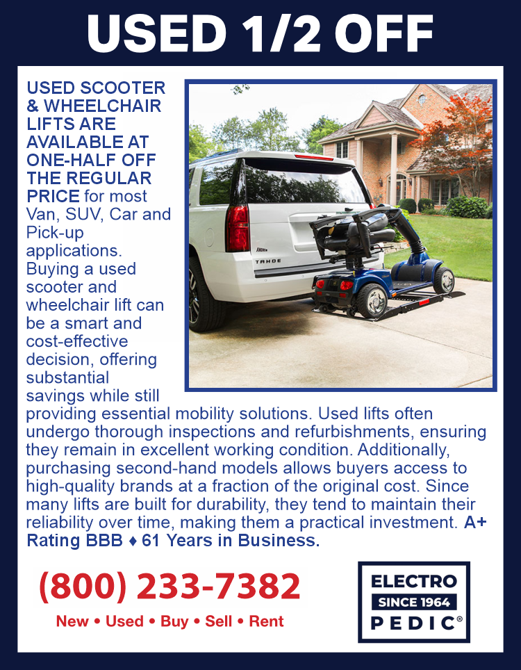 Los Angeles Electropedic Rent a scooter or wheelchair lift